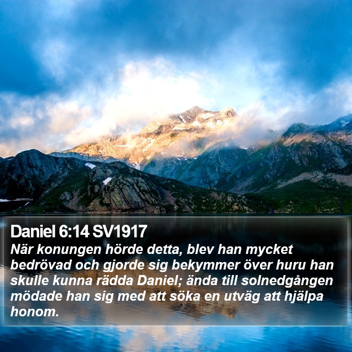 Daniel 6:14 SV1917 Bible Study