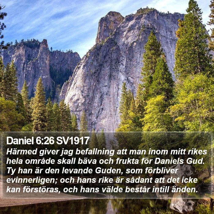 Daniel 6:26 SV1917 Bible Study