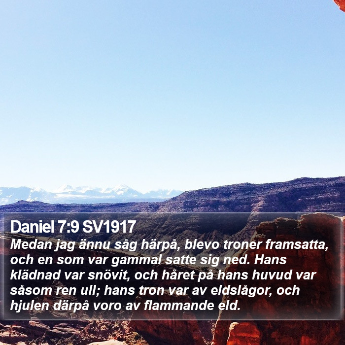 Daniel 7:9 SV1917 Bible Study