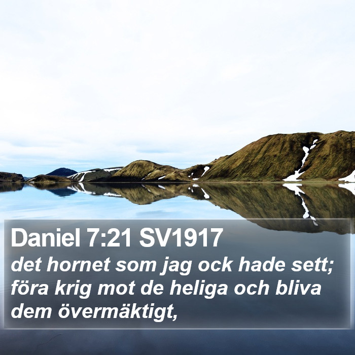 Daniel 7:21 SV1917 Bible Study