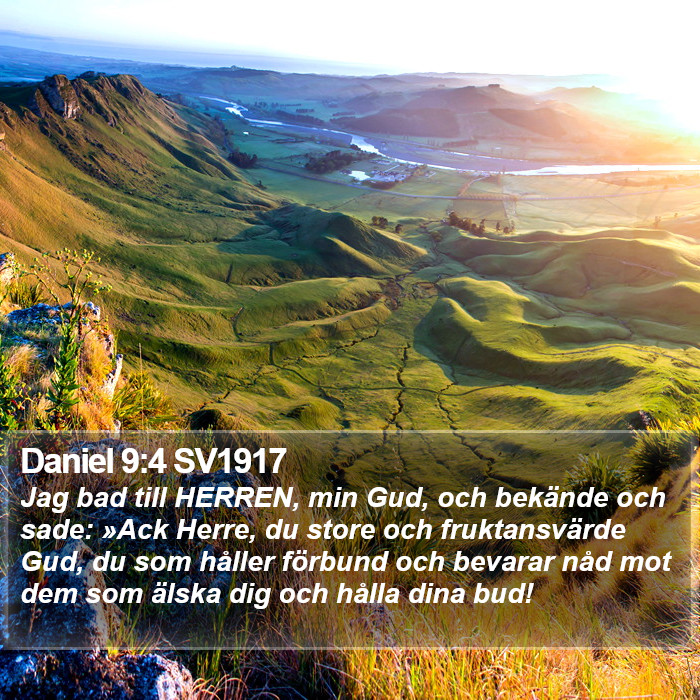 Daniel 9:4 SV1917 Bible Study