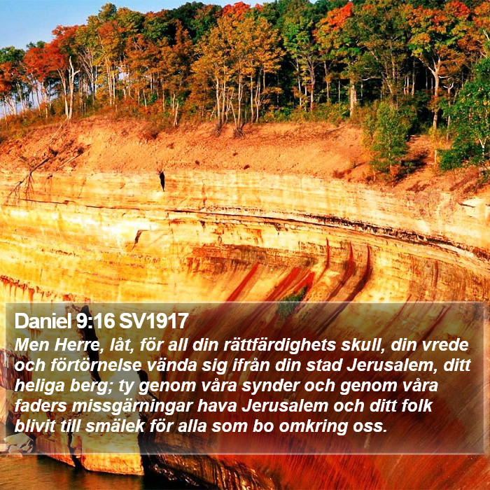 Daniel 9:16 SV1917 Bible Study