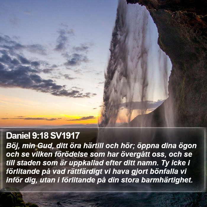 Daniel 9:18 SV1917 Bible Study