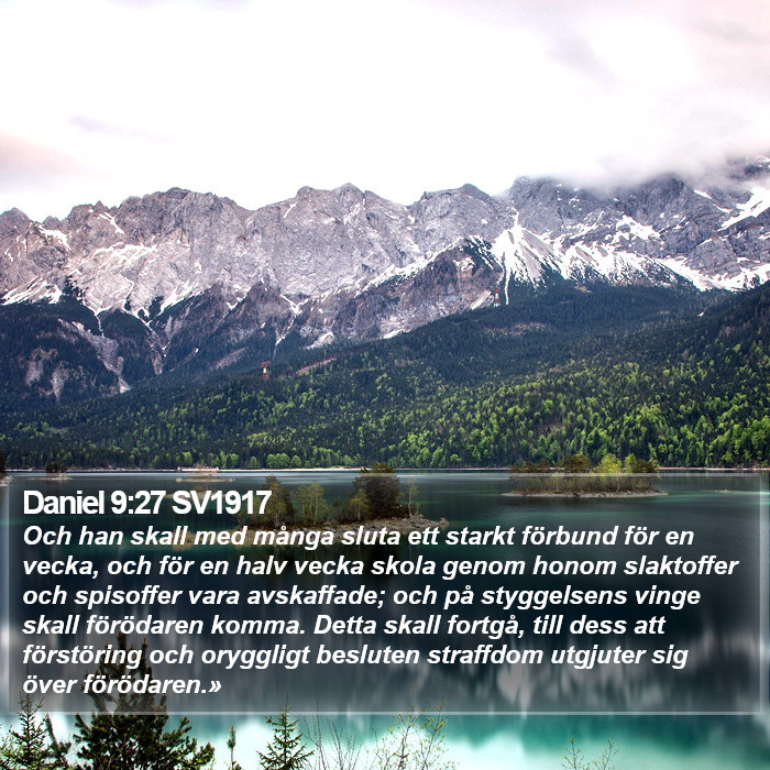 Daniel 9:27 SV1917 Bible Study