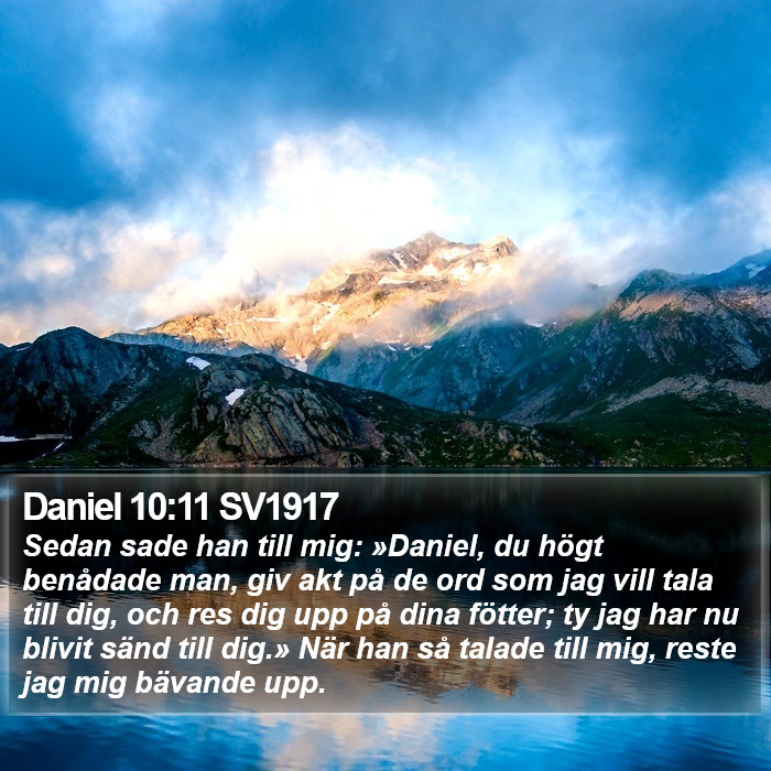 Daniel 10:11 SV1917 Bible Study