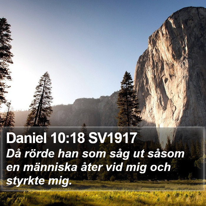 Daniel 10:18 SV1917 Bible Study