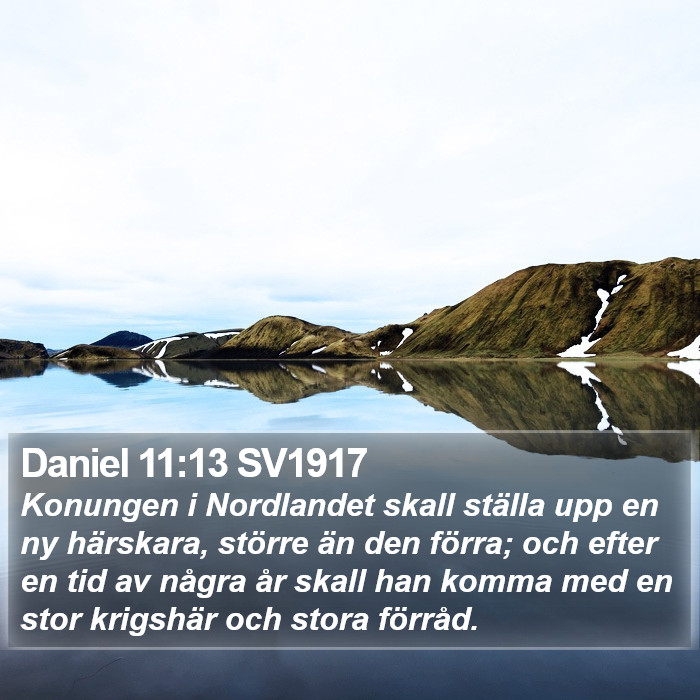 Daniel 11:13 SV1917 Bible Study