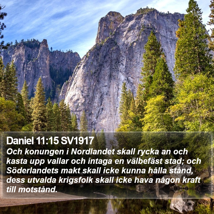 Daniel 11:15 SV1917 Bible Study