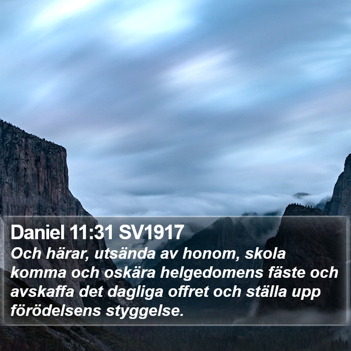 Daniel 11:31 SV1917 Bible Study