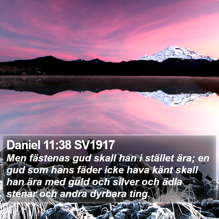 Daniel 11:38 SV1917 Bible Study