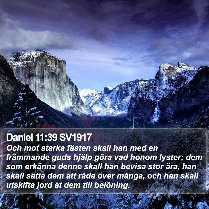 Daniel 11:39 SV1917 Bible Study