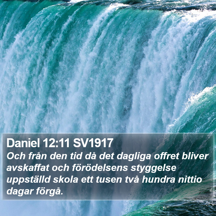 Daniel 12:11 SV1917 Bible Study