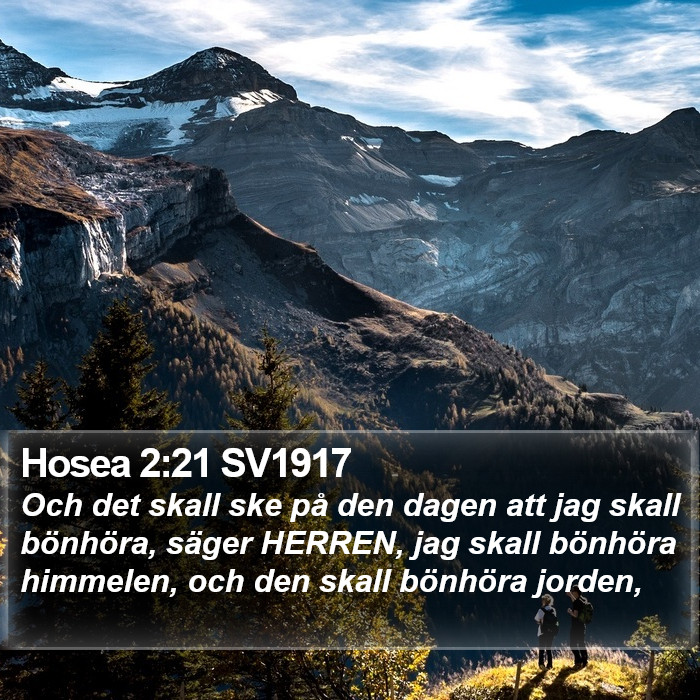 Hosea 2:21 SV1917 Bible Study