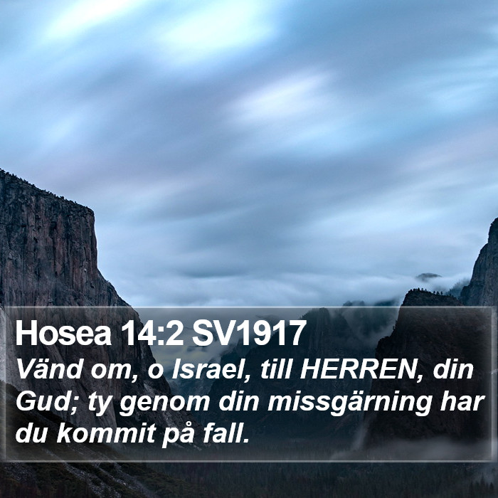 Hosea 14:2 SV1917 Bible Study