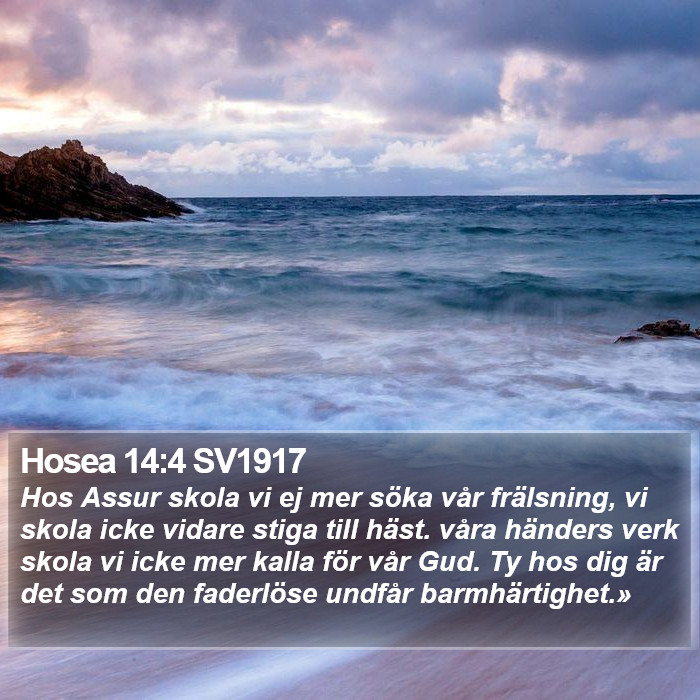 Hosea 14:4 SV1917 Bible Study