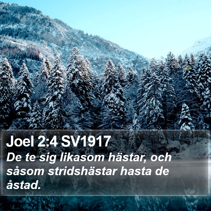 Joel 2:4 SV1917 Bible Study