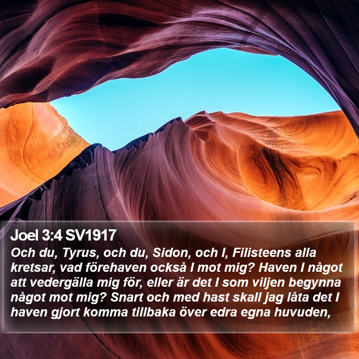 Joel 3:4 SV1917 Bible Study