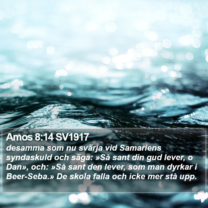 Amos 8:14 SV1917 Bible Study