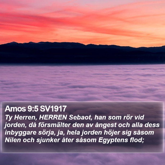 Amos 9:5 SV1917 Bible Study