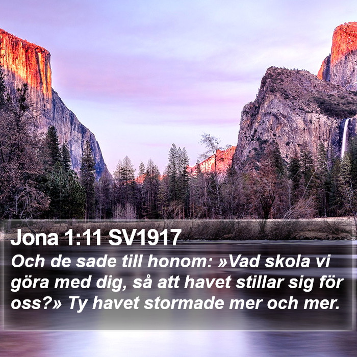 Jona 1:11 SV1917 Bible Study