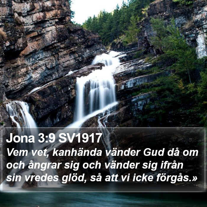 Jona 3:9 SV1917 Bible Study