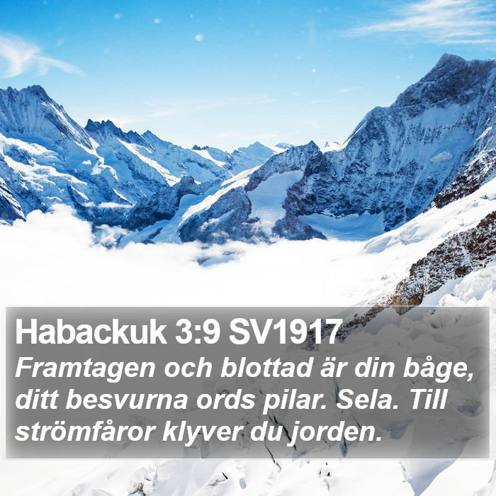 Habackuk 3:9 SV1917 Bible Study