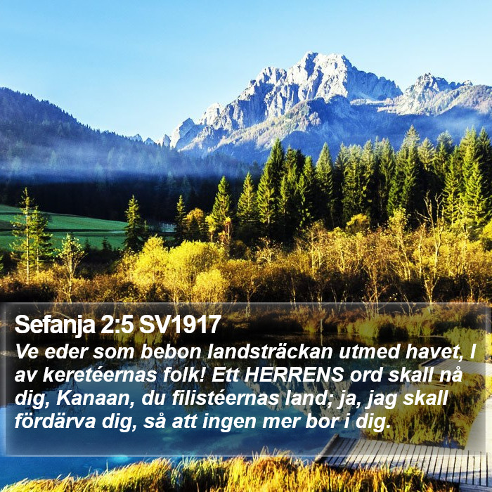 Sefanja 2:5 SV1917 Bible Study