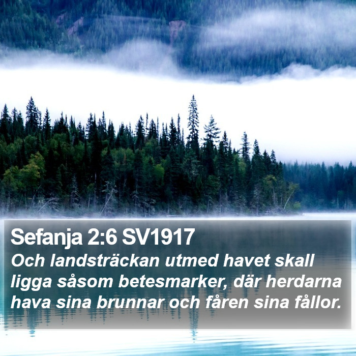 Sefanja 2:6 SV1917 Bible Study