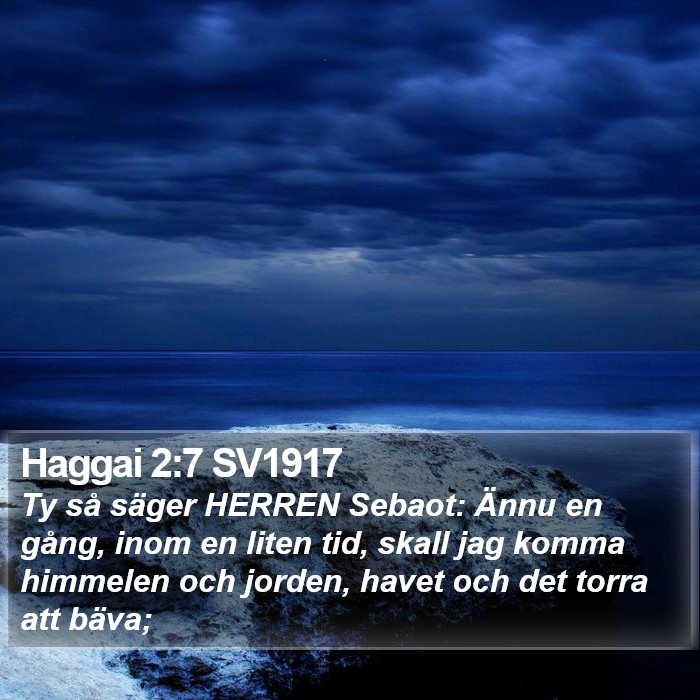 Haggai 2:7 SV1917 Bible Study