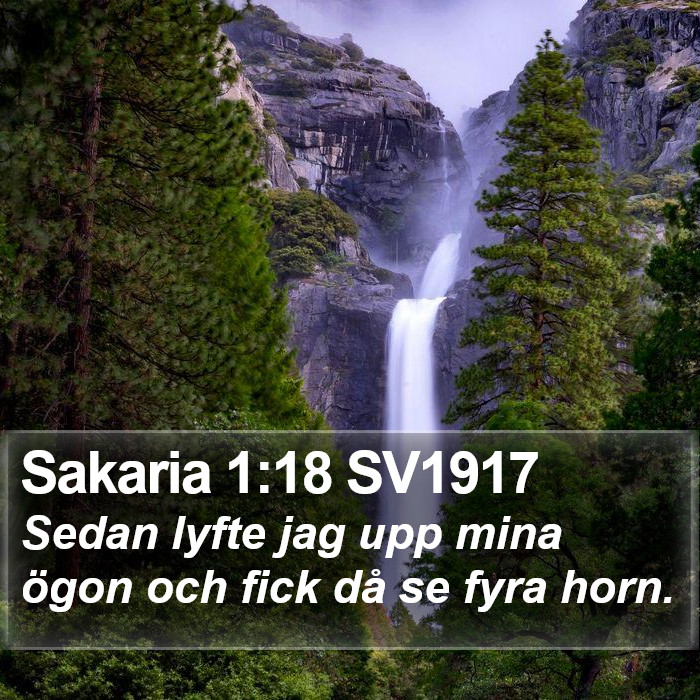 Sakaria 1:18 SV1917 Bible Study