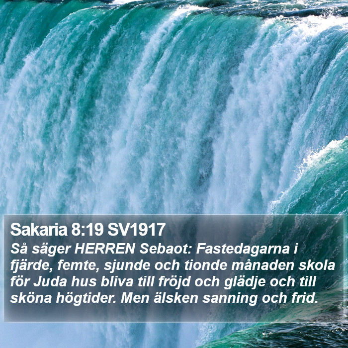 Sakaria 8:19 SV1917 Bible Study