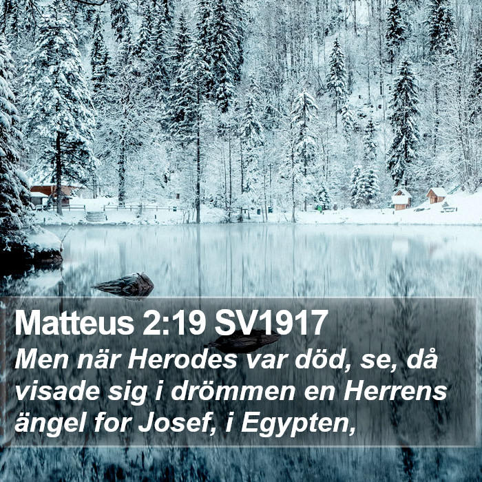 Matteus 2:19 SV1917 Bible Study