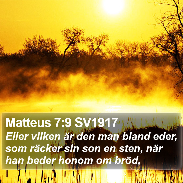 Matteus 7:9 SV1917 Bible Study