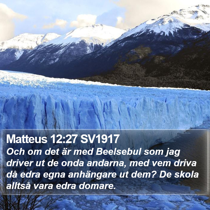 Matteus 12:27 SV1917 Bible Study