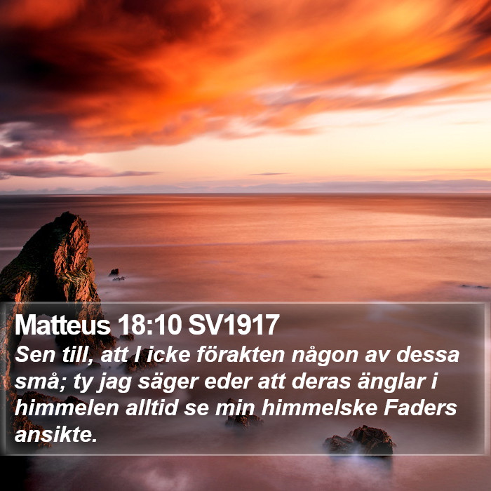 Matteus 18:10 SV1917 Bible Study