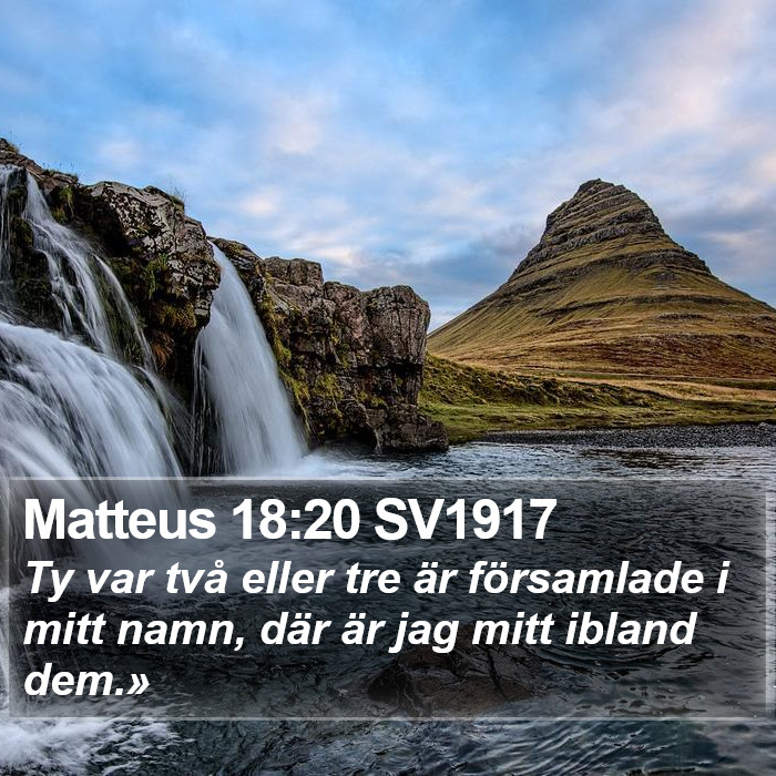Matteus 18:20 SV1917 Bible Study