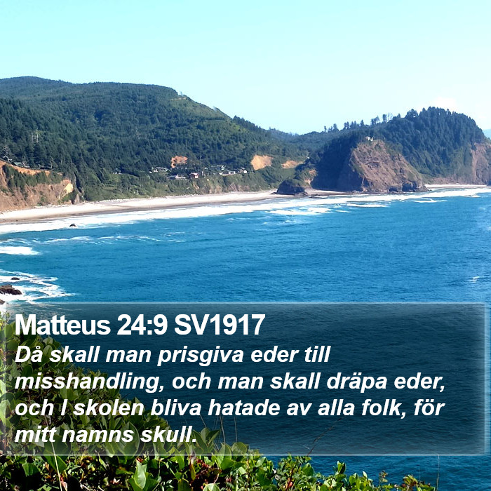 Matteus 24:9 SV1917 Bible Study