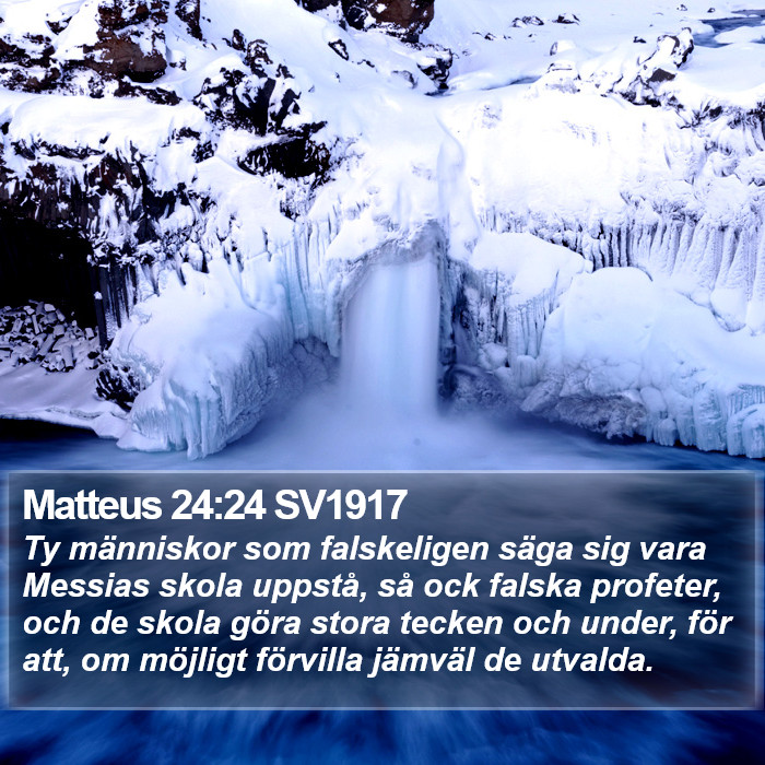 Matteus 24:24 SV1917 Bible Study