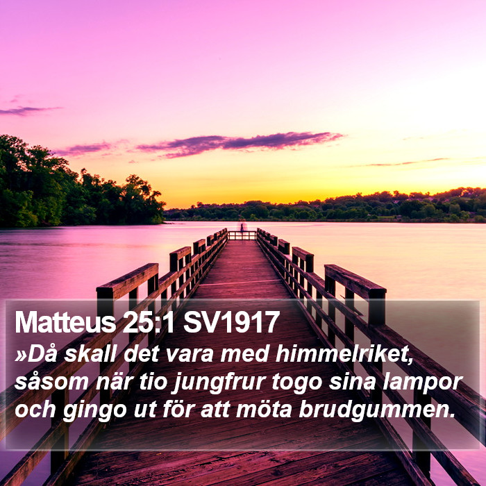 Matteus 25:1 SV1917 Bible Study