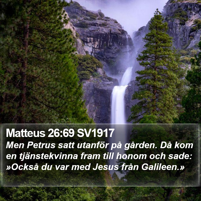 Matteus 26:69 SV1917 Bible Study