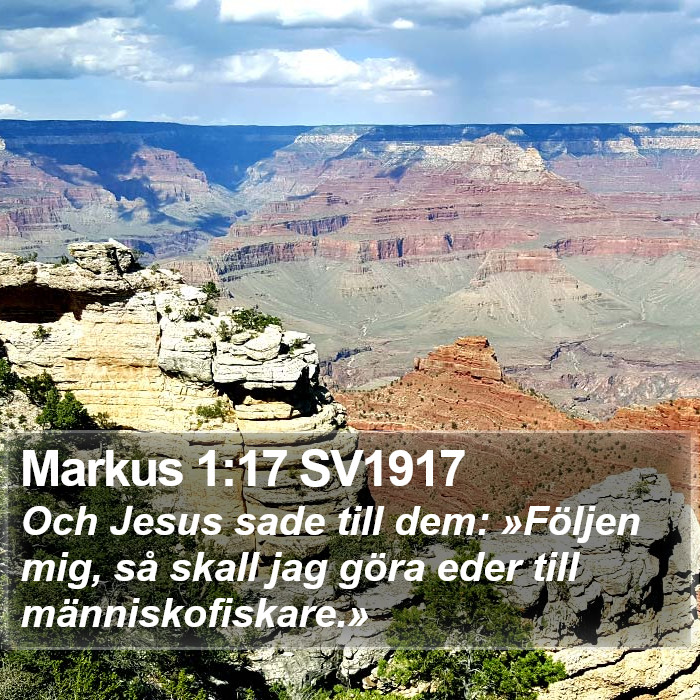 Markus 1:17 SV1917 Bible Study