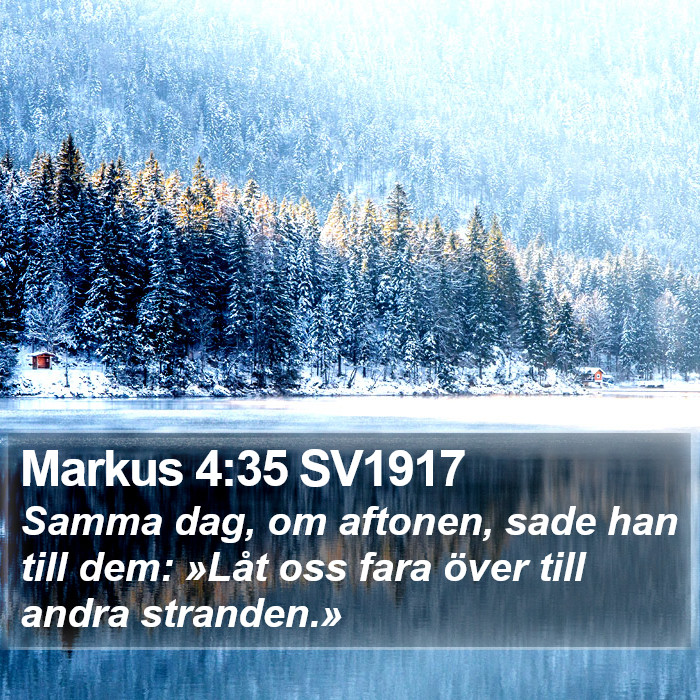 Markus 4:35 SV1917 Bible Study