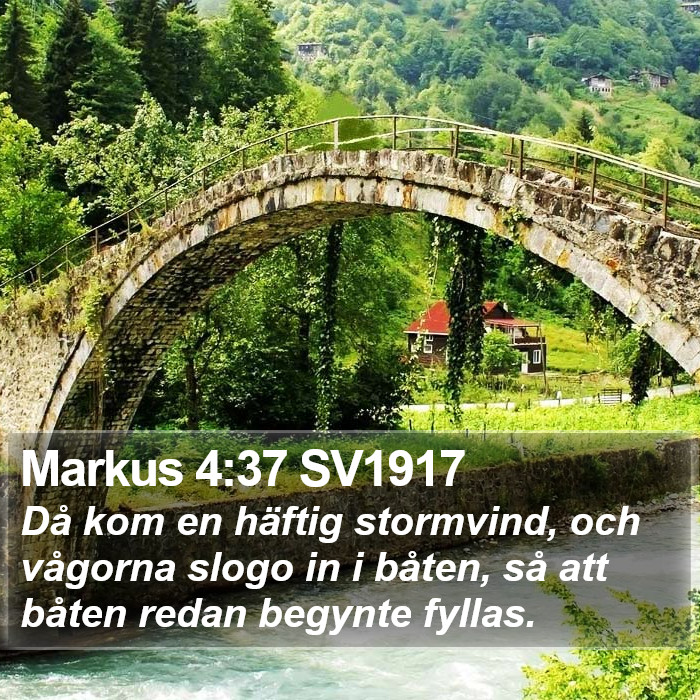 Markus 4:37 SV1917 Bible Study