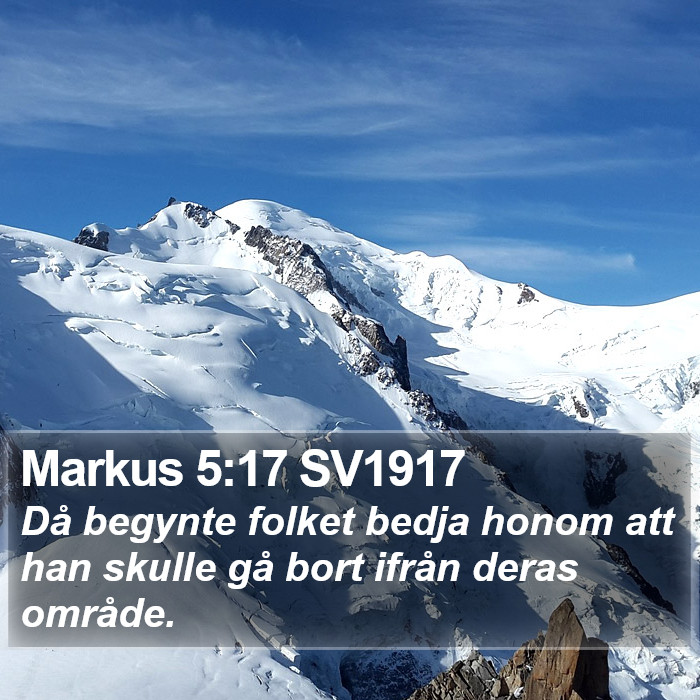 Markus 5:17 SV1917 Bible Study