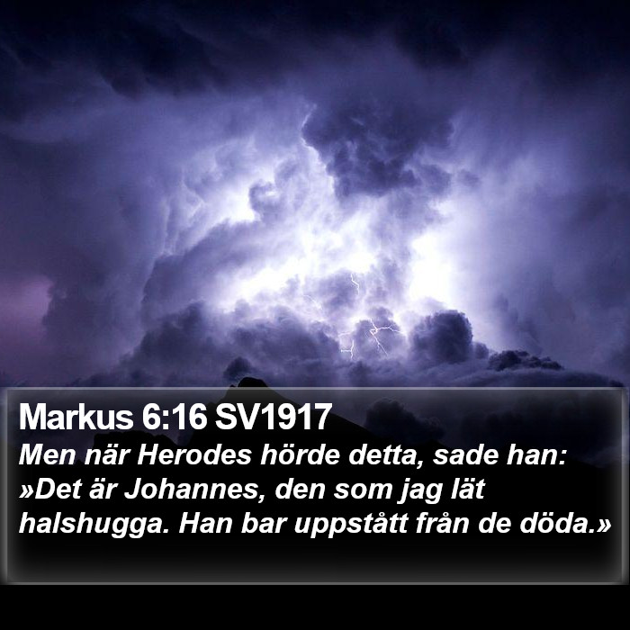 Markus 6:16 SV1917 Bible Study