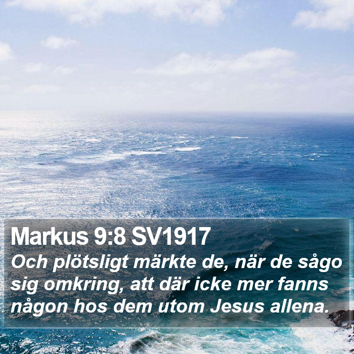 Markus 9:8 SV1917 Bible Study