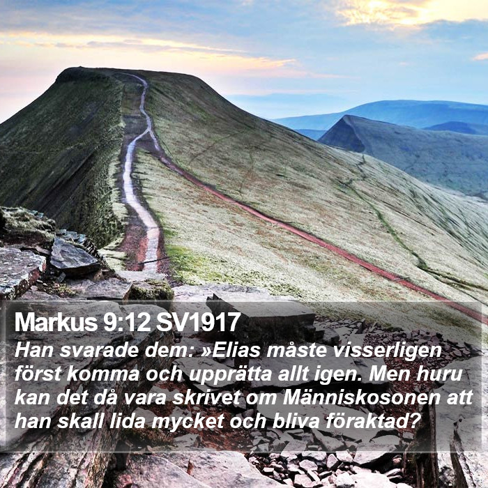 Markus 9:12 SV1917 Bible Study