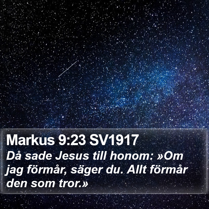 Markus 9:23 SV1917 Bible Study