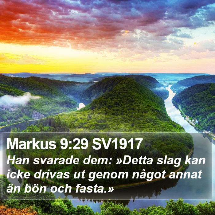 Markus 9:29 SV1917 Bible Study