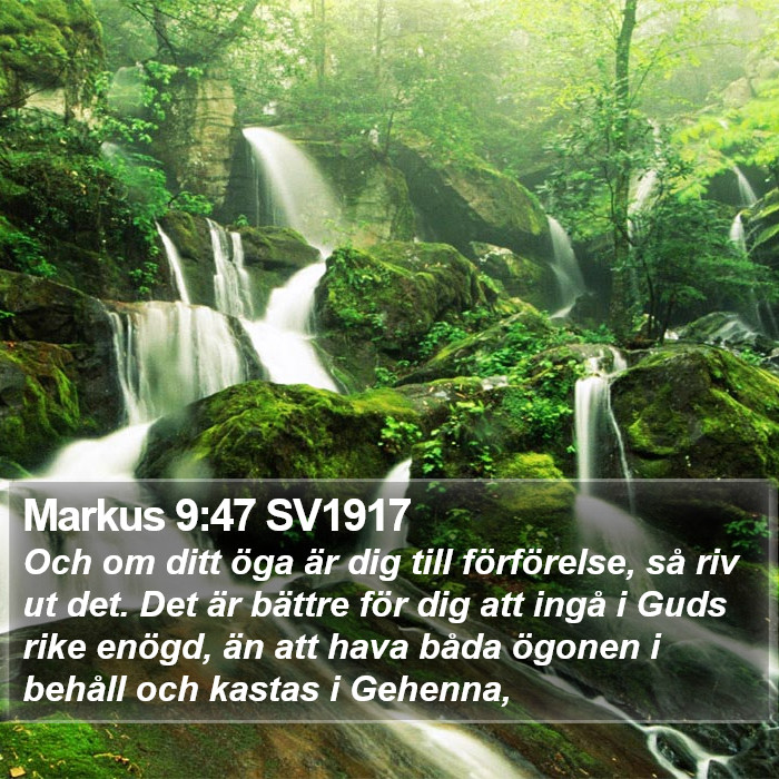 Markus 9:47 SV1917 Bible Study